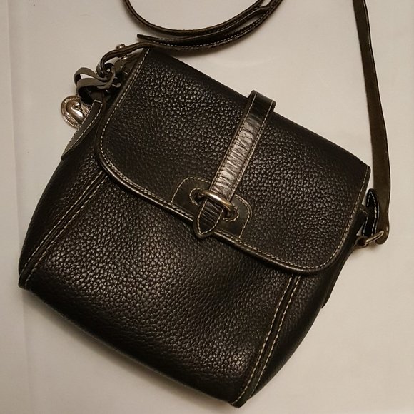 Dooney & Bourke Handbags - Dooney & Bourke Vintage Black Pebbled Leather Bag